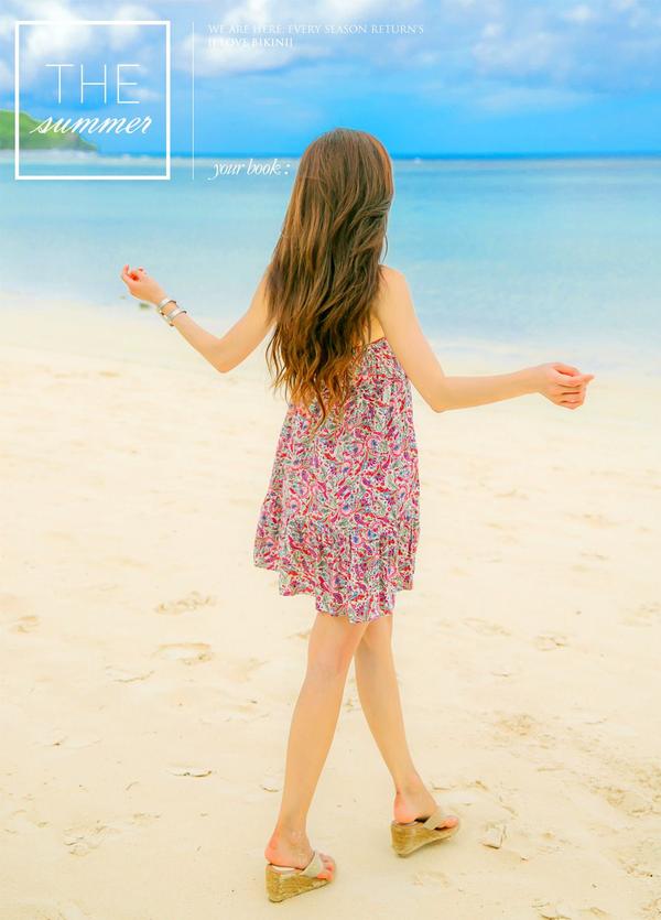 Park Soo Yeon Beach Temperament Picture and Photo