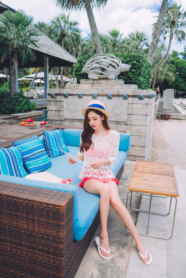 Son Yoon Joo 2017 Phuket Island Skirt Picture Series 4