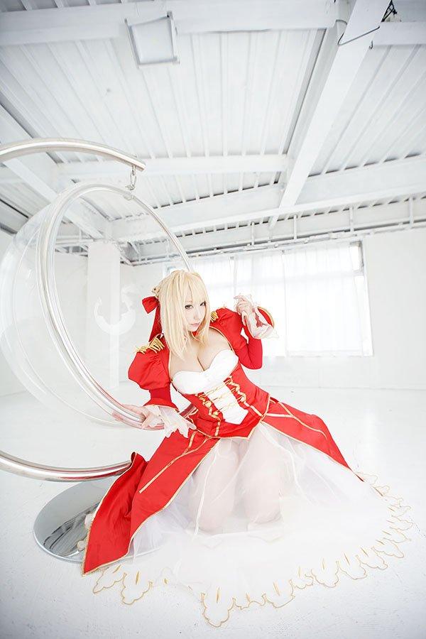 Saku Ayaka Big Boobs Cosplay Picture and Photo 2