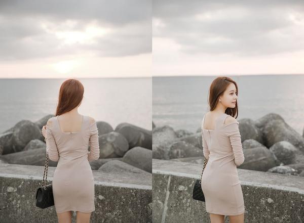 Kim Min Young Street Legs Picture and Photo 2