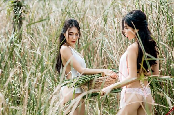Vietnam Sexy Sisters Lakeside to Rescue Drowning Teenagers 1