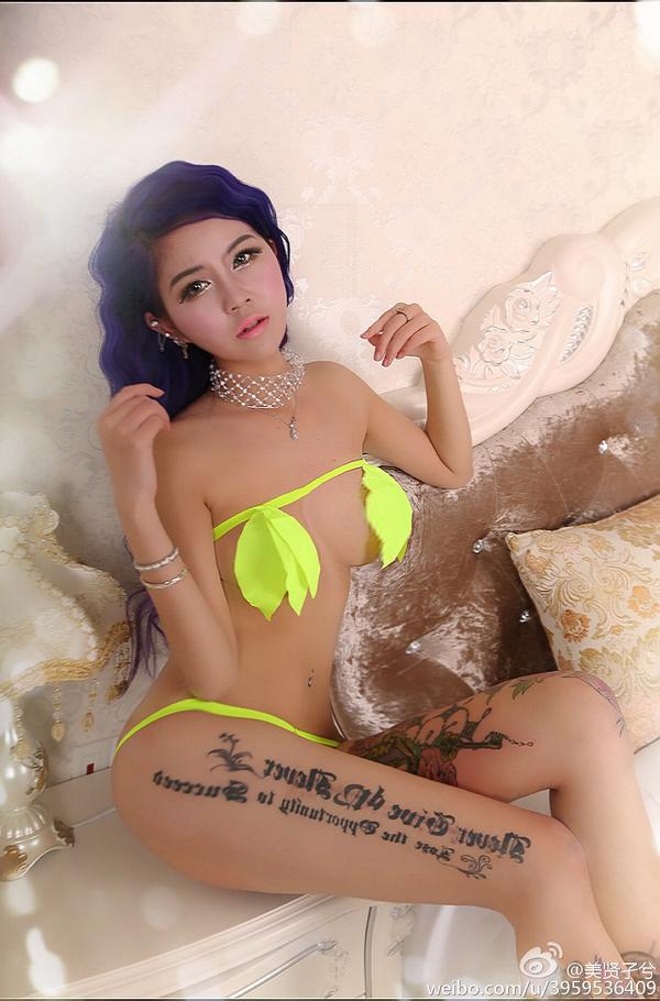 Mei Xian Zi Wild Sexy Wheat Skin Picture and Photo