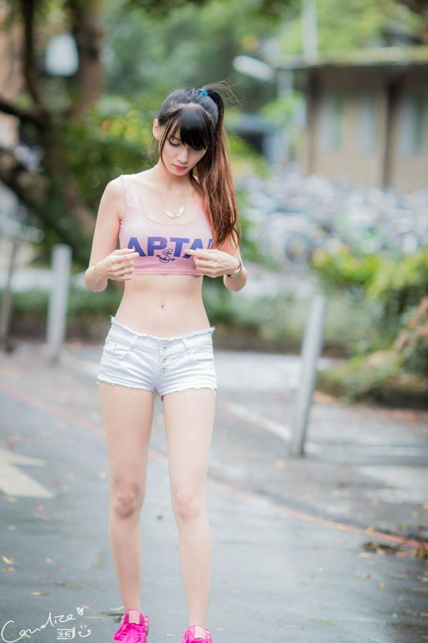 Cai Yi Xin Sexy Muscles Sport Picture and Photo