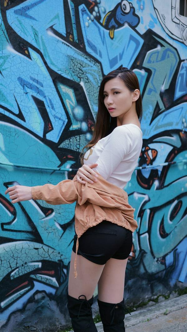 Taiwan Social Celebrity Cai Yi Xin Six Clothes Photographic