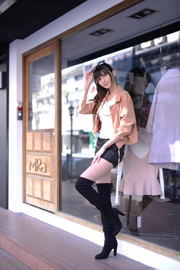 Taiwan Social Celebrity Cai Yi Xin Six Clothes Photographic