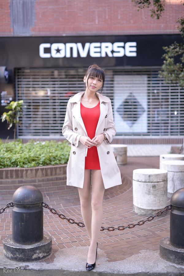 Taiwan Social Celebrity Cai Yi Xin Six Clothes Photographic