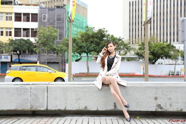 Taiwan Social Celebrity Cai Yi Xin Six Clothes Photographic